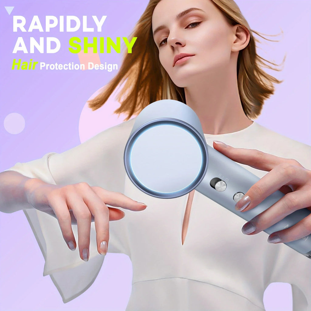 High speed ion hair dryer 1500W quick drying 110000RPM high speed brushless motor 500M negative ion hair dryer low noise